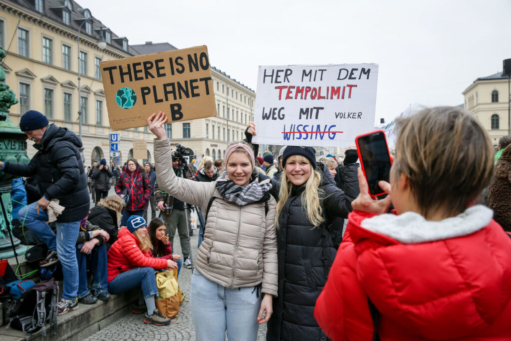 Eventfotografie in München - Friday for Future - Munich, Germany Climate activists demand urgent action in Munich