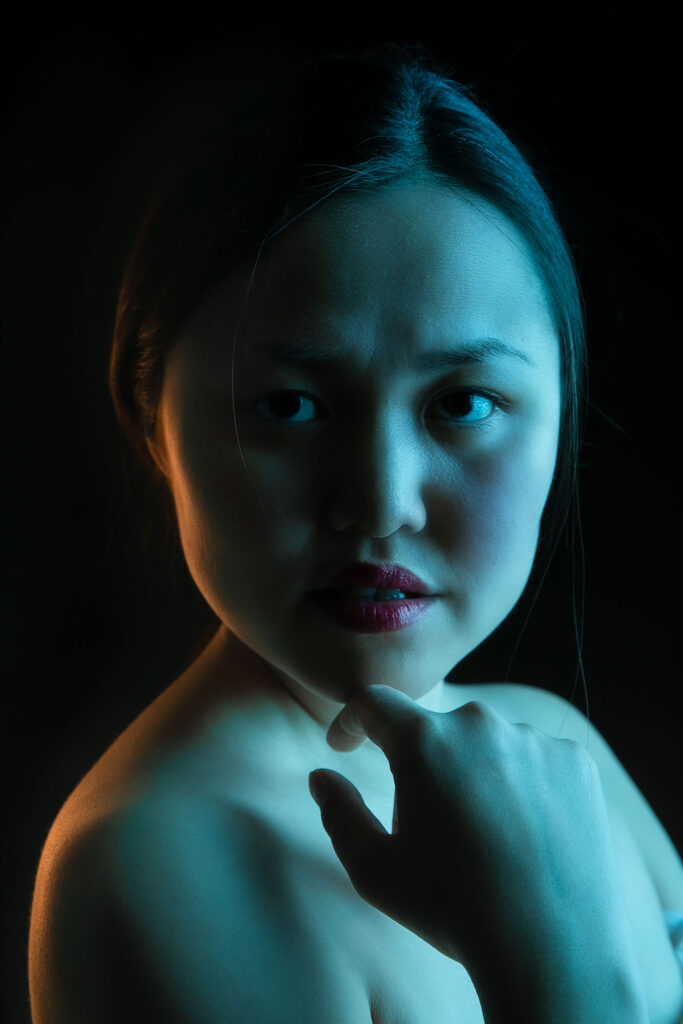 portraitfotografie münchen - Beauty Portrait in Fotostudio München