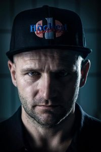 Fotostudio Shooting in München, "der Metzger", Portrait von Valerio Agolino Fotograf in München