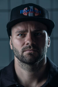 Portrait Fotograf in München, "der Metzger", Portrait von Valerio Agolino Fotograf in München