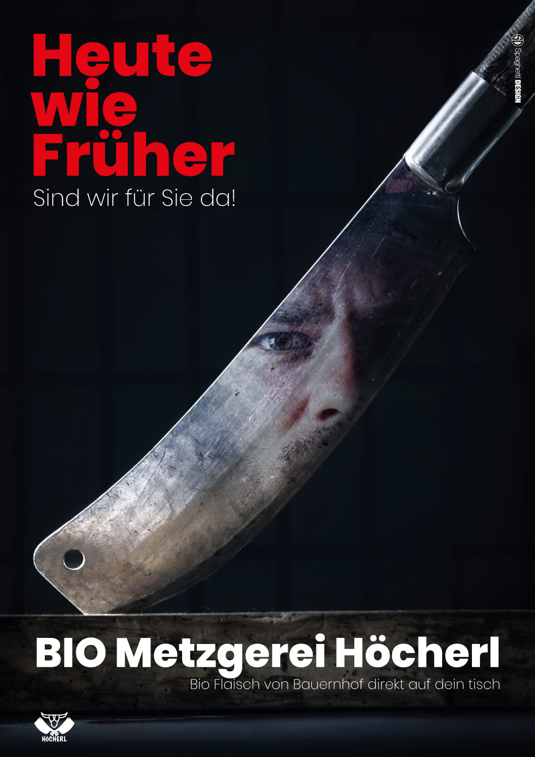 Metzgerei Höcherl Werbe Kampagne - Spaghetti design München - Fotografiert und konzipiert von Valerio Agolino fotograf in München
