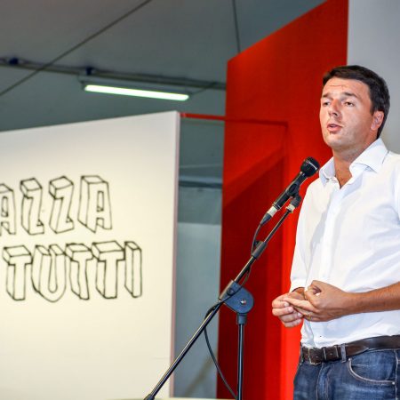 Fotografie Event in München: Matteo Renzi Minister Präsident Italien