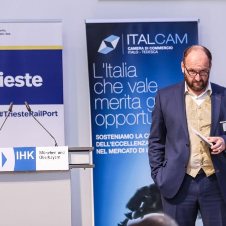 Präsentation des Hafens Triest in München